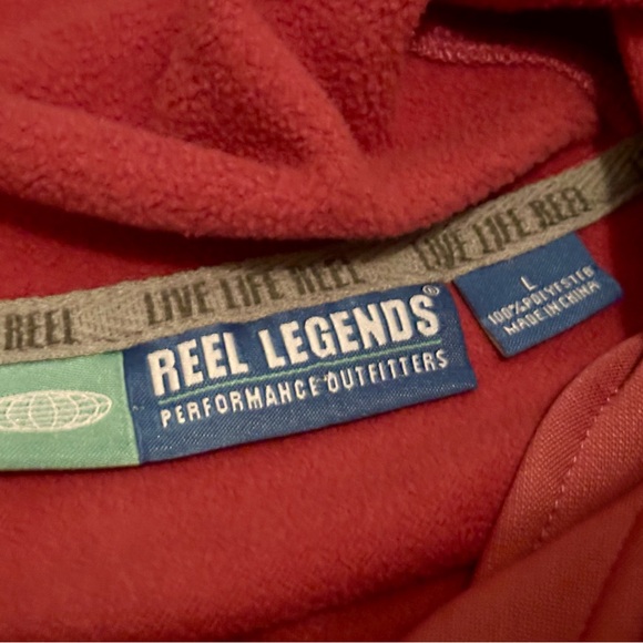 Reel Legends Women’s Pink Fleece Hoodie Jacket | Fishing Gear | Large, Like NWT! - Picture 7 of 11
